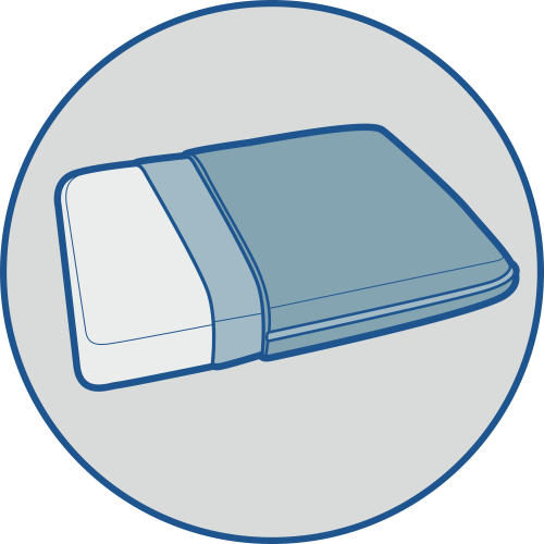 Orthopedic pillow 59x43x10cm Olvi Classic M J2514