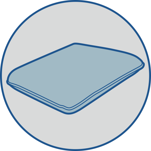 Orthopedic pillow 41.5x24x11cm Olvi Classic S J2513