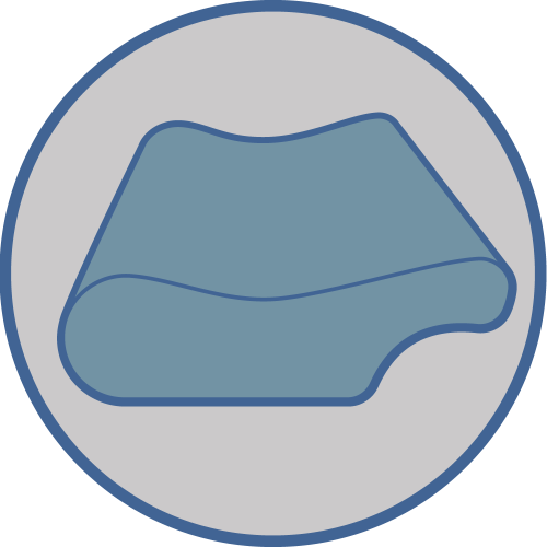 Orthopedic pillow for adults OP-06 (art.J2306)
