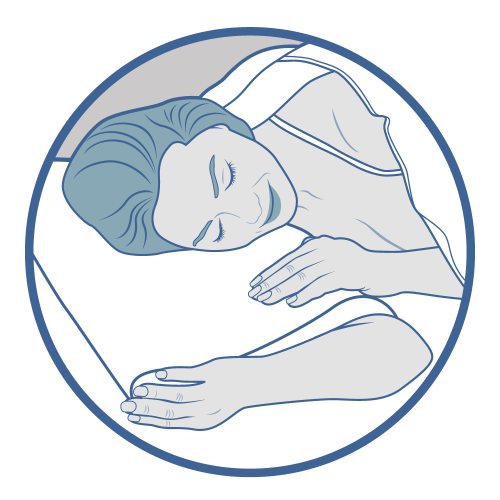 Orthopedic pillow for adults OP-06 (art.J2306)