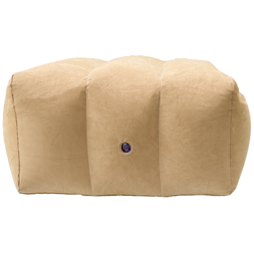 Inflatable pillow under the feet with a pump 63x60x23