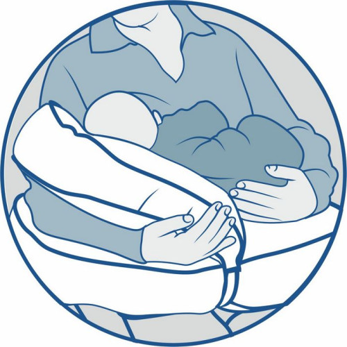 41x31cm feeding pillow with holofiber double 