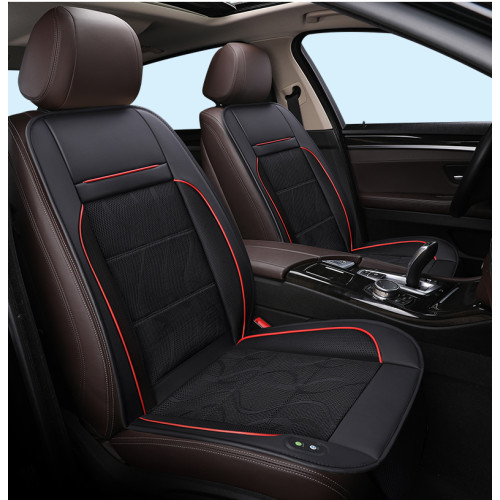 The cooling cape on the car seat is powered by a cigarette lighter, a cushion on the driver's seat with fans