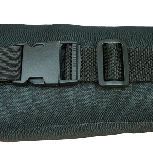 Orthopedic back cushion for the driver with a zipper 34x13x8cm with fastening straps J2508