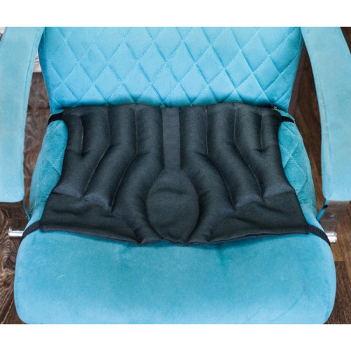 Massage cushion for sitting with buckwheat 37x33cm with fastening straps 09810