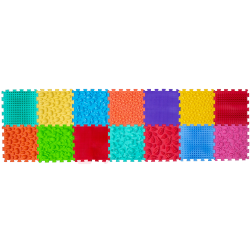 Масажний килимок 14 елементів + гра "Лісові пригоди"