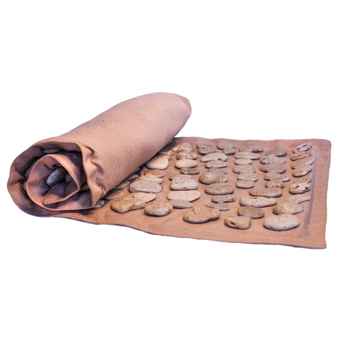 Massage mat with natural pebbles "Ortek" SOFT 93*44cm