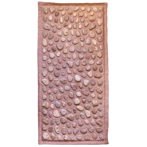 Massage mat with natural pebbles "Ortek" SOFT 93*44cm