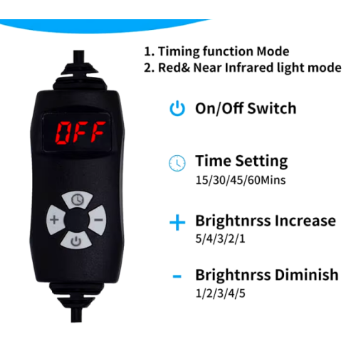 LED belt infrared and red spectrum 125x18 cm