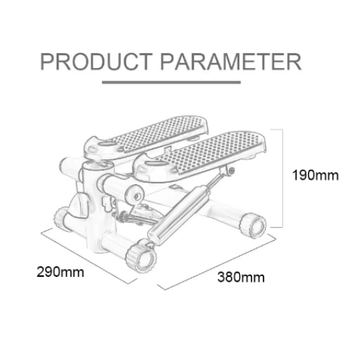 Stepper with expander and monitor. Step simulator
