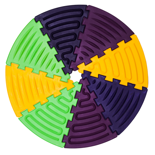 Massage mat "Snake Triangle Puzzles" 1 element