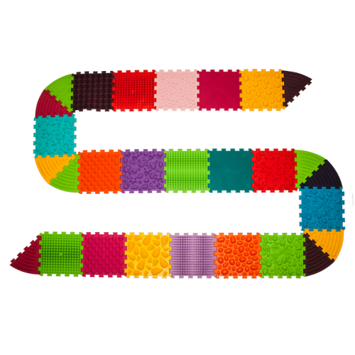 Massage mat Ortek Puzzles 18 el. + 10 Triangles
