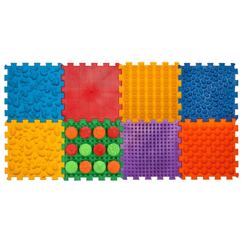 Massage mat "Ortek Mix Puzzles" 8 elements + Patterns
