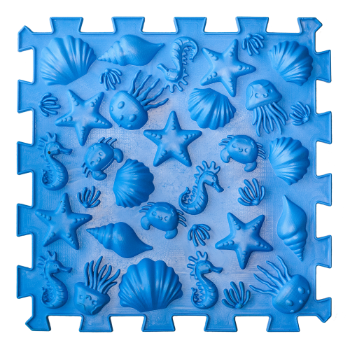Massage mat "Ortek Mix Puzzles" 10 elements + "Pebbles"