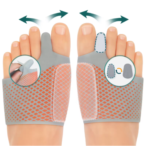 Valgus bandage with 2 types of finger separator and gel pad 