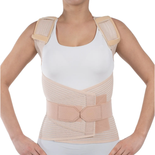 Orthopedic lumbar spine corset W406