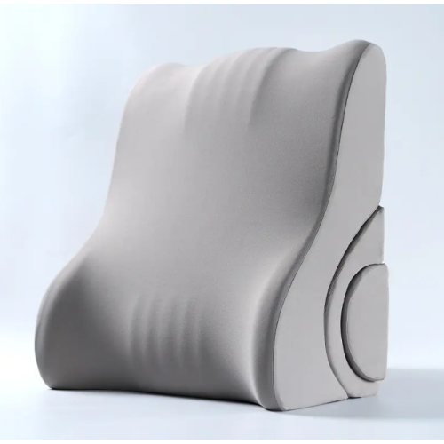 Anatomical back pillow with memory effect and additional Konstruktor roller Grey